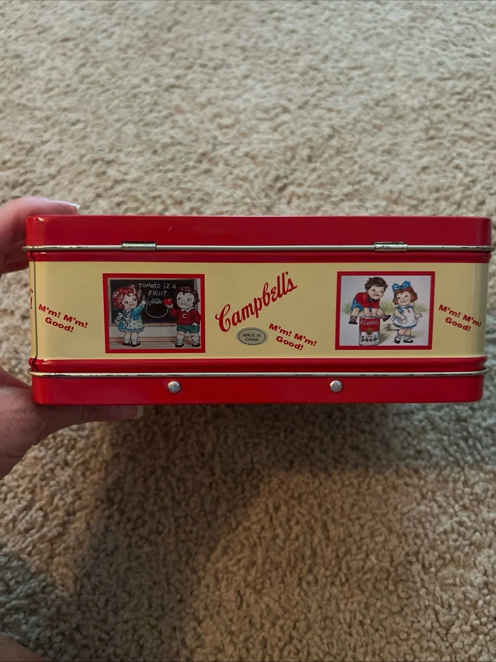 Campbells Soup Kids Metal Lunch Box 1998 Vintage